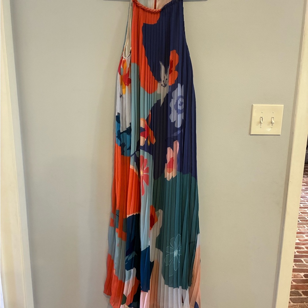 Anthropologie Multicolor Floral Maxi Dress